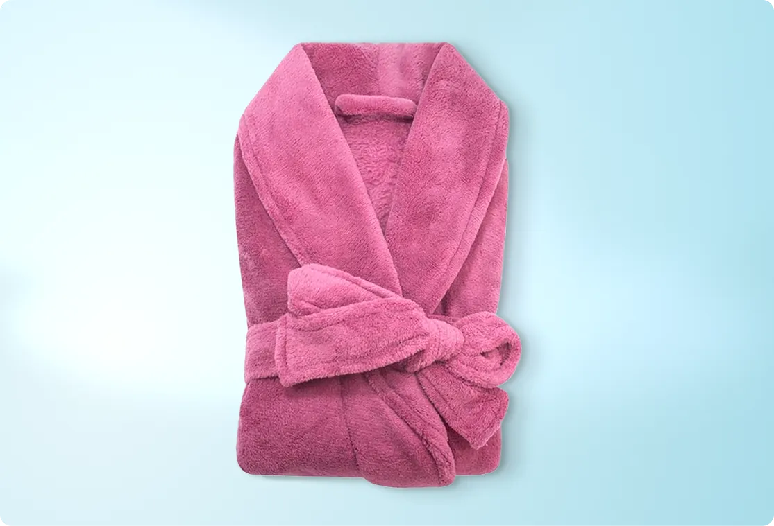 Roupão Microfibra Plush Manga Longa - Unissex Toque Extra Macio - com bolsos