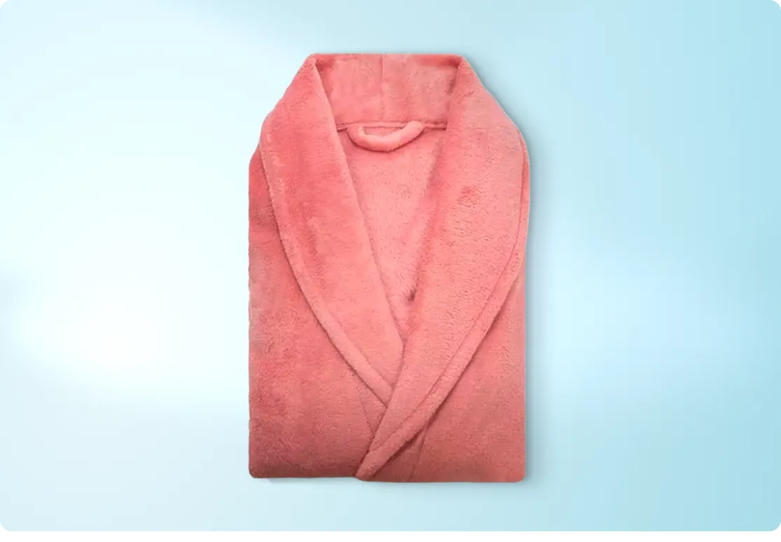 Roupão Microfibra Plush Manga Longa - Unissex Toque Extra Macio - com bolsos