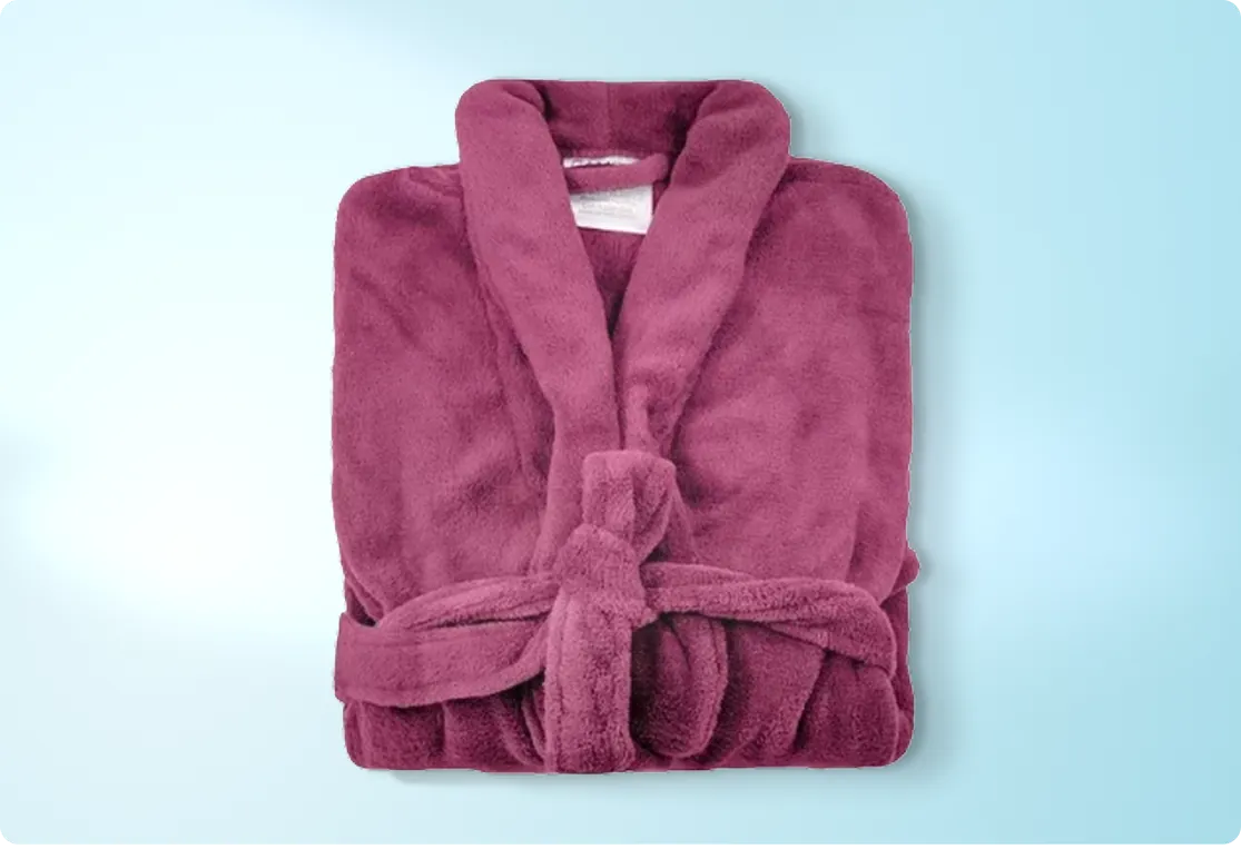 Roupão Microfibra Plush Manga Longa - Unissex Toque Extra Macio - com bolsos