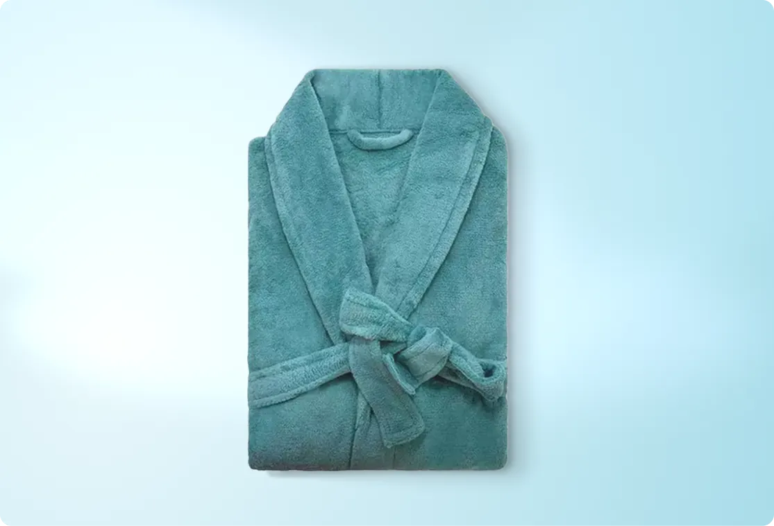 Roupão Microfibra Plush Manga Longa - Unissex Toque Extra Macio - com bolsos