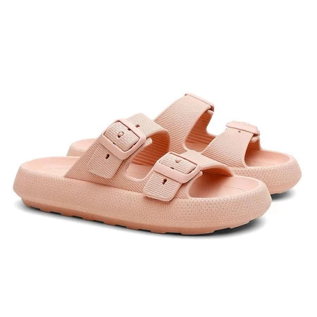 Chinelo Slide Nuvem – Conforto Que Abraça Seus Passos – com fivela
