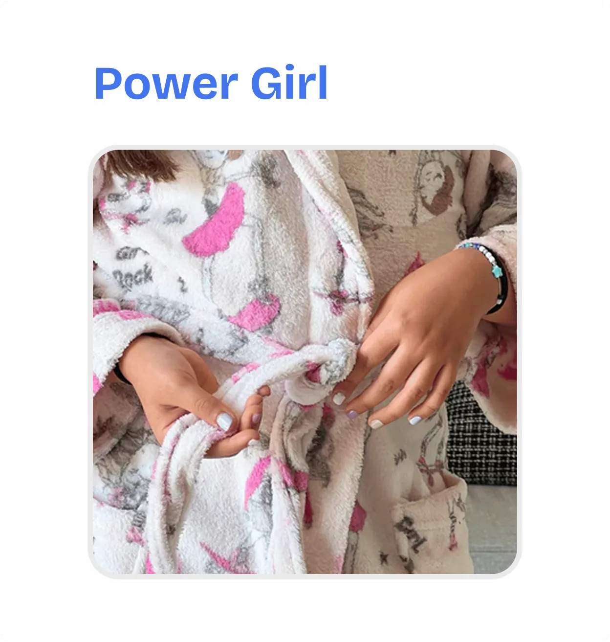 Roupão Infantil Microfibra Plush – Quentinho e Super Macio - com bolsos