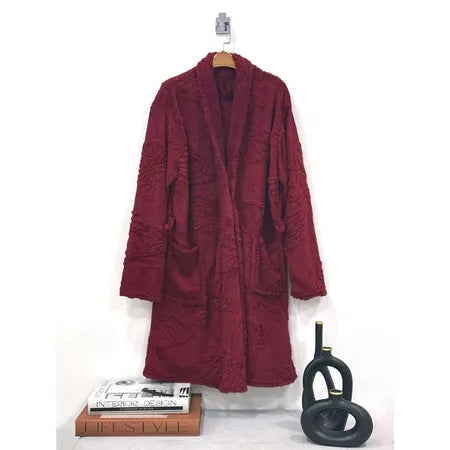 Roupão Aveludado Longo Adulto – Quente e Super Macio - com bolsos