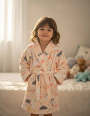 Roupão Infantil Microfibra Plush – Quentinho e Super Macio - com bolsos