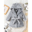 Roupão Infantil com Capuz Plush – Super Macio e Quentinho - sem bolsos