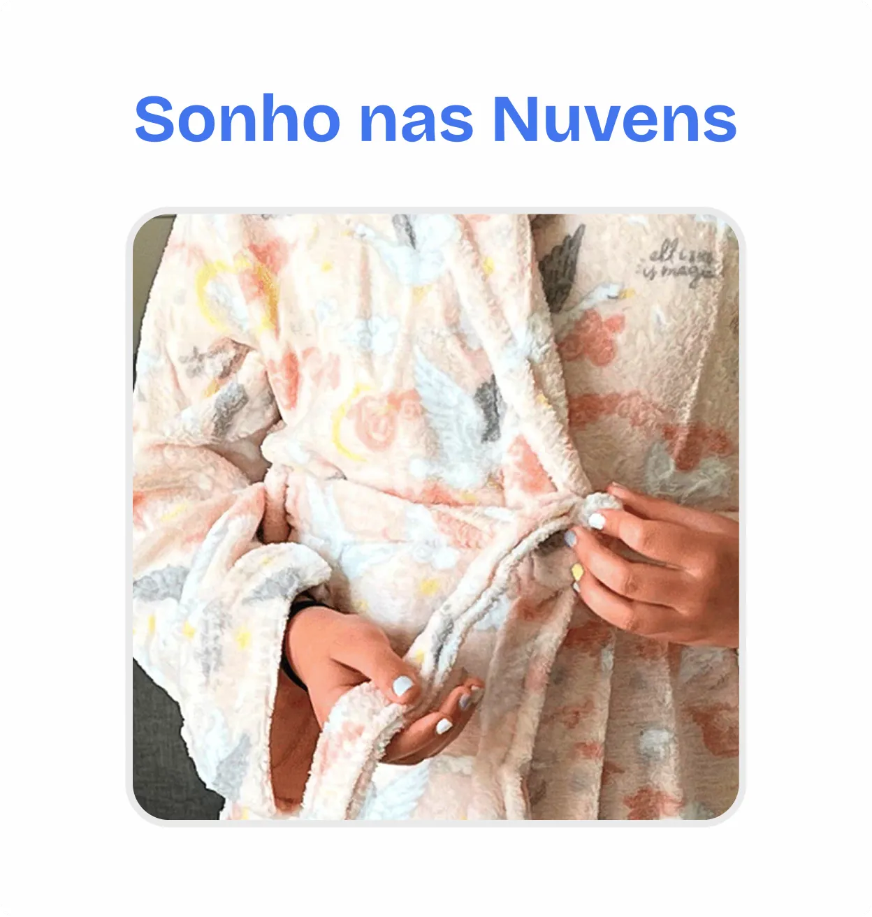 Roupão Infantil Microfibra Plush – Quentinho e Super Macio - com bolsos