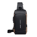 Mochila Anti-Furto com Senha USB Slim BagMochila Anti-Furto