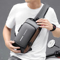 Mochila Anti-Furto com Senha USB Slim BagMochila Anti-Furto