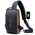 Mochila Anti-Furto com Senha USB Slim BagMochila Anti-Furto