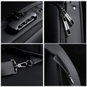 Mochila Anti-Furto com Senha USB Slim BagMochila Anti-Furto