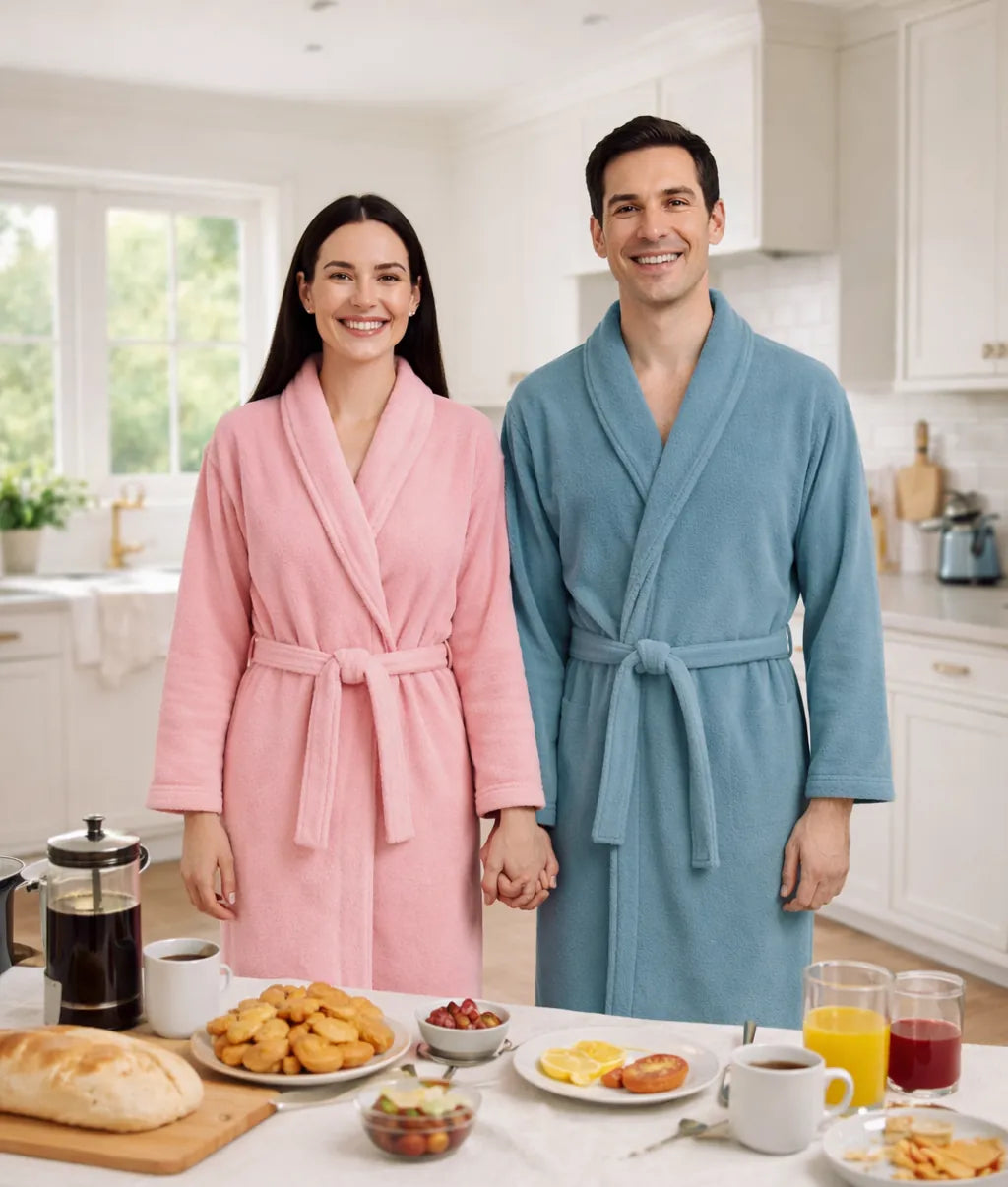 kit 2 roupao microfibra super macio - casal namorados - diversas combinações de cores