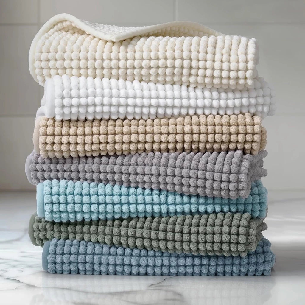 Kit 6 Tapete Cozy Touch – maciez e segurança para o seu pós-banho
